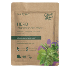 Load image into Gallery viewer, BEAUTY PRO Herb Infused Sheet Mask [1 Mask]

