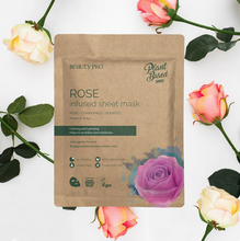 Load image into Gallery viewer, BEAUTY PRO Rose Infused Sheet MaskBEAUTY PRO Rose Infused Sheet Mask
