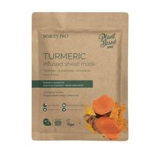 Load image into Gallery viewer, BEAUTY PRO Turmeric Infused Sheet Mask
