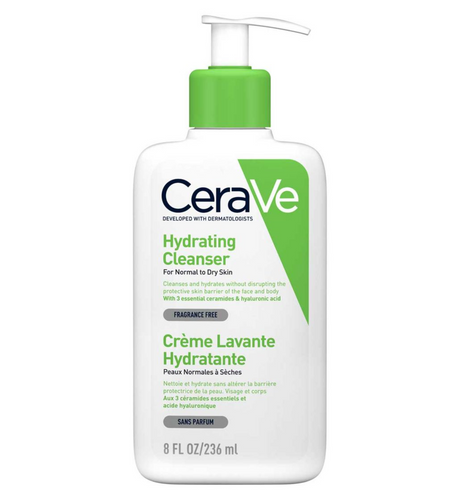 CERAVE Hydrating Cleanser 236ml - Normal To Dry Skin