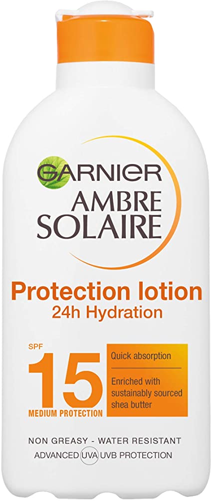 GARNIER Ambre Solaire Anti-Dryness Sun Protection Milk SPF15 