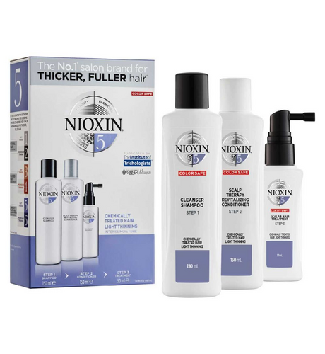 NIOXIN 3-Part System 5 for Chemically Treated Hair with Light Thinning