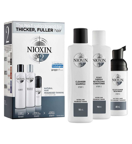 NIOXIN 3-part System 2 for Natural Hair with Progressed Thinning
