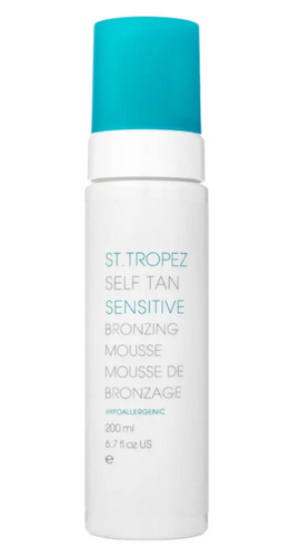 ST TROPEZ Sensitive Un-Tinted Body Mousse.