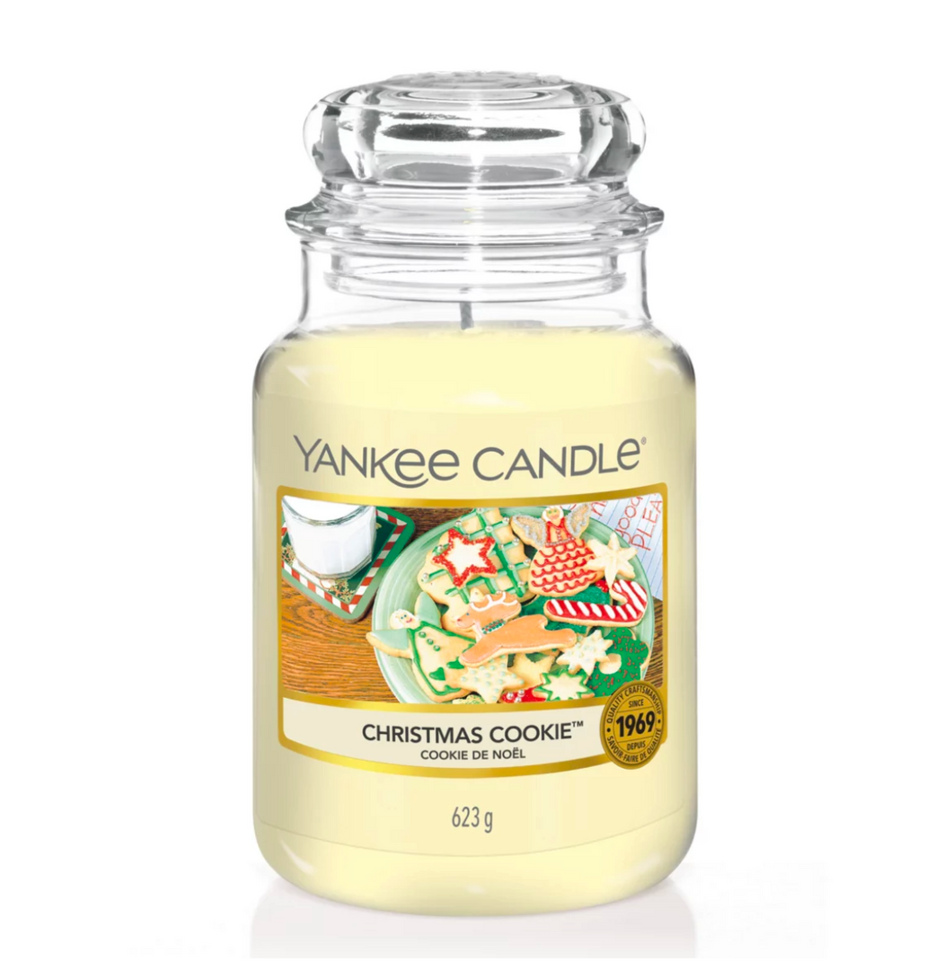 YANKEE CANDLE Christmas Cookie Candle 623g - Large Jar